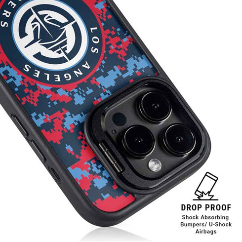 NBA LA Clippers Digi Camo iPhone 16 Pro Kickstand Case